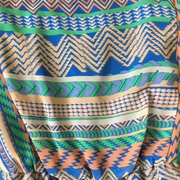 City Triangles dress. Gorgeous fabric and colors. - Picture 2 of 4